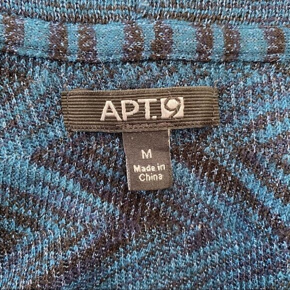 Apt. 9 open cardigan with a metallic touch, loose fitting - Picture 9 of 9